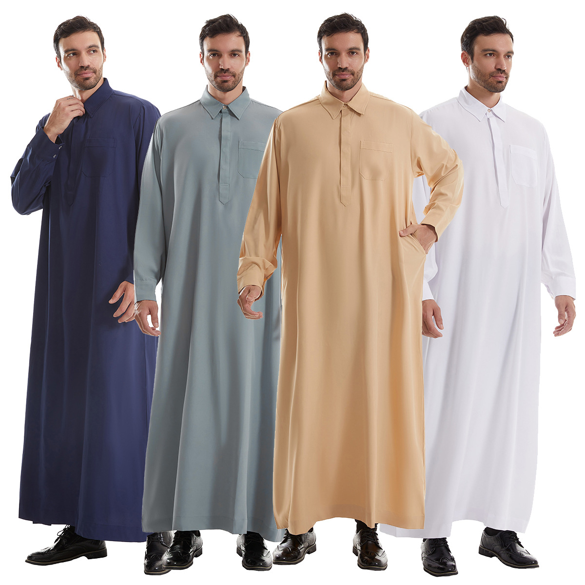 Arabic Formal Wear Men - Мужская джубба-тобе, длинная рубашка-платье для мужчин,